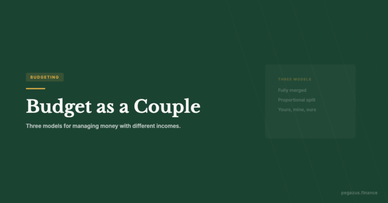 How to budget as a couple
