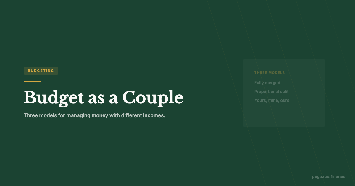How to budget as a couple