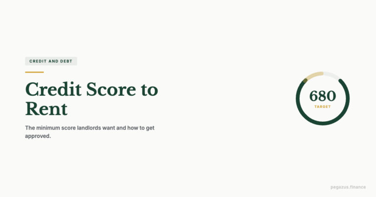 Credit score needed to rent an apartment