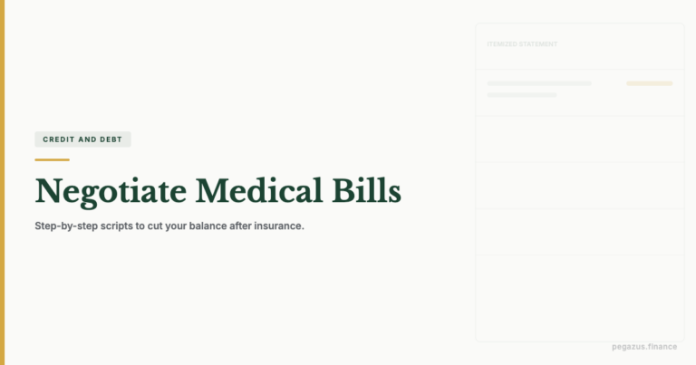 How to negotiate medical bills