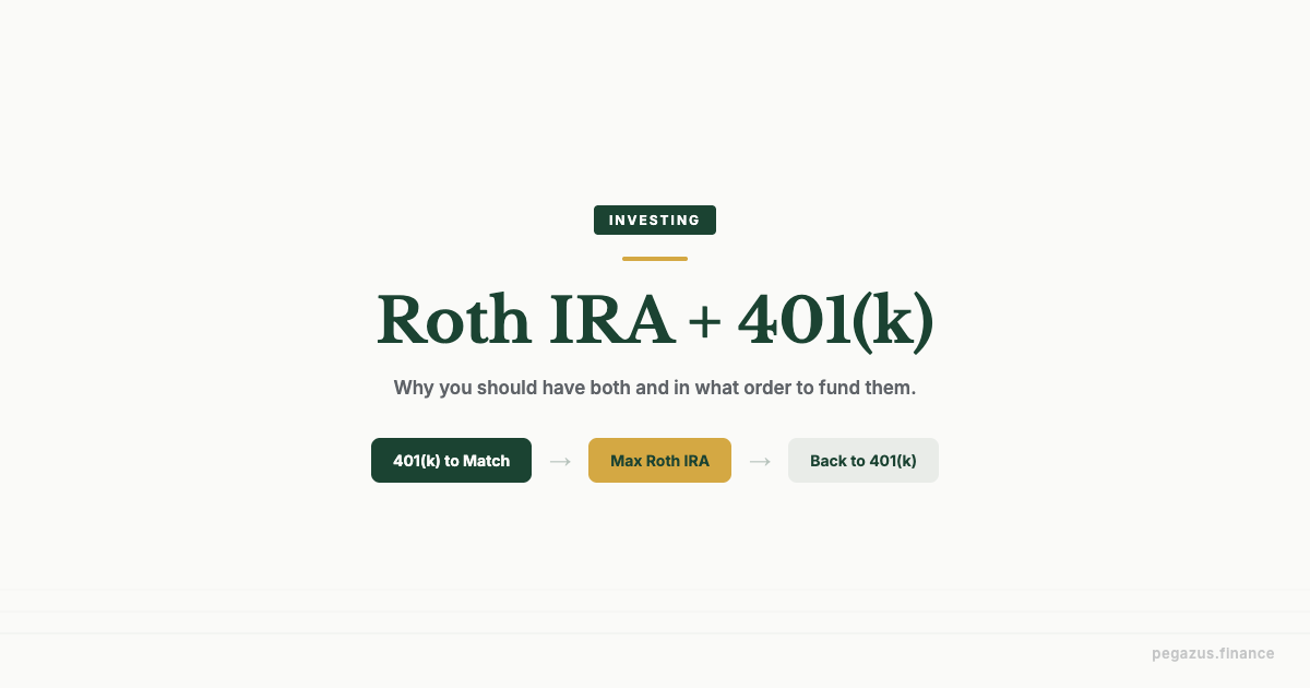 How to use a Roth IRA with a 401k